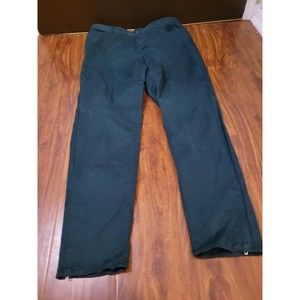 Brooks Brothers Mid Rise Natalie Pants Size 8 Green Ankle Zip